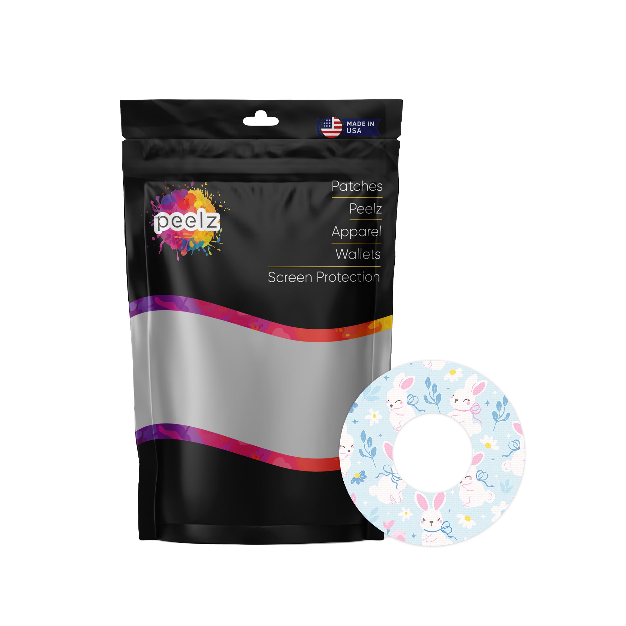 Sweet Bunnies Freestyle Libre 2 Patch Tape - Pump Peelz