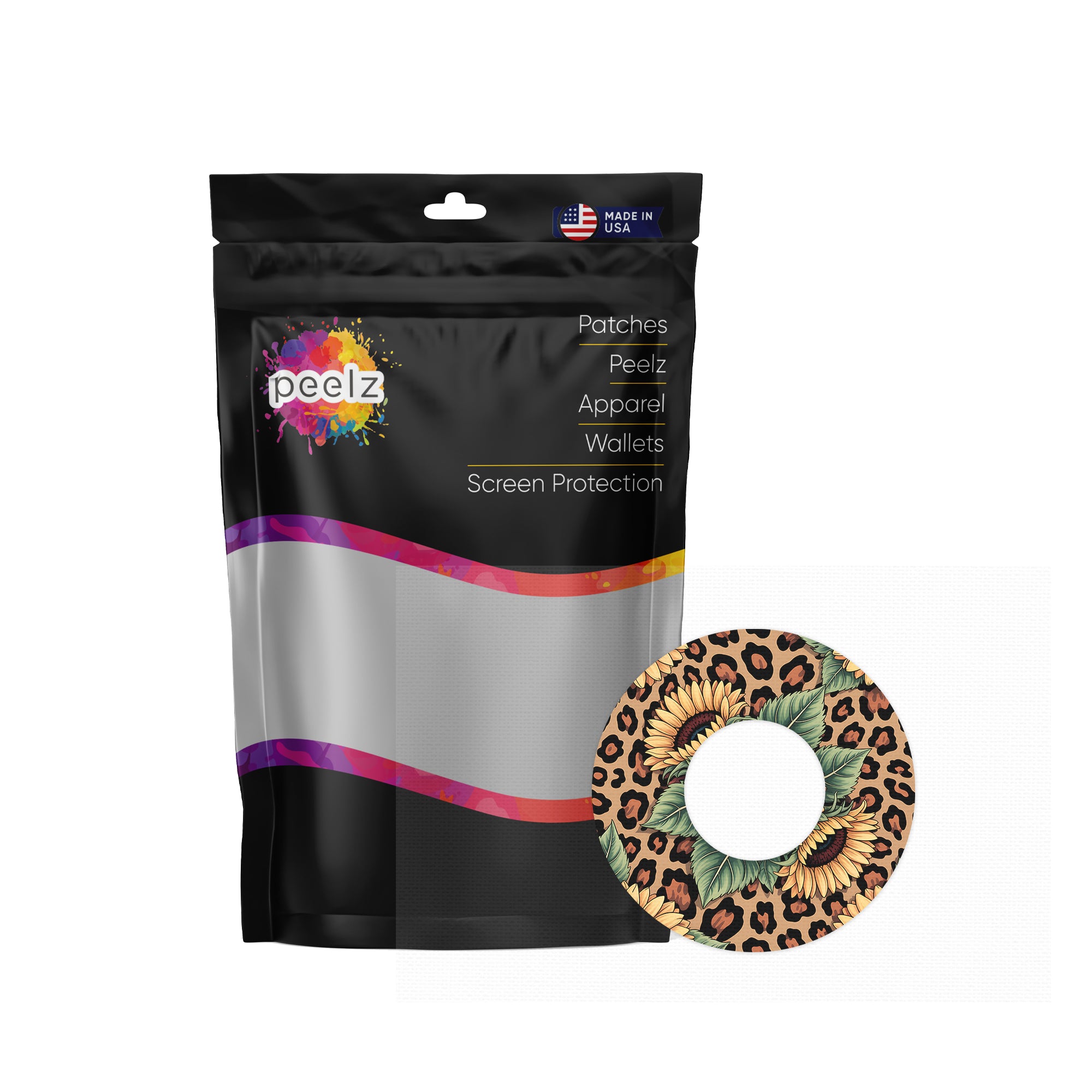 Wild Sunflower Freestyle Libre 2 Patch Tape - Pump Peelz