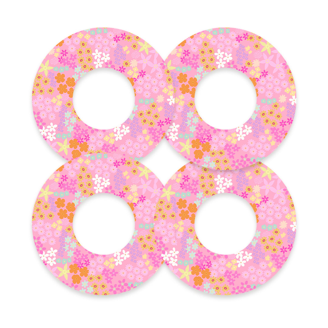 Pink Petals Freestyle Libre 2 Patch Tape - Pump Peelz