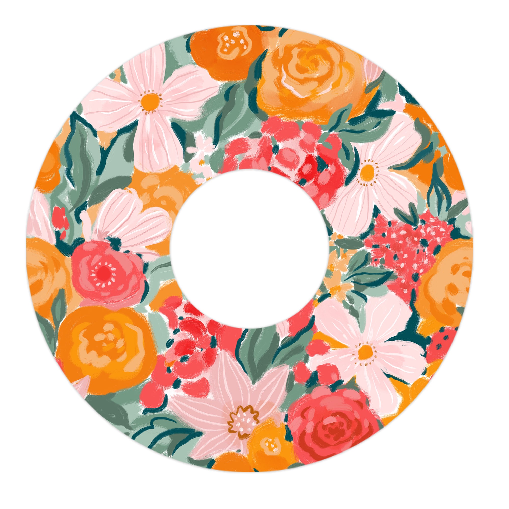 Blush Blossom Patch Tape Designed for the FreeStyle Libre 3 Plus & Lingo