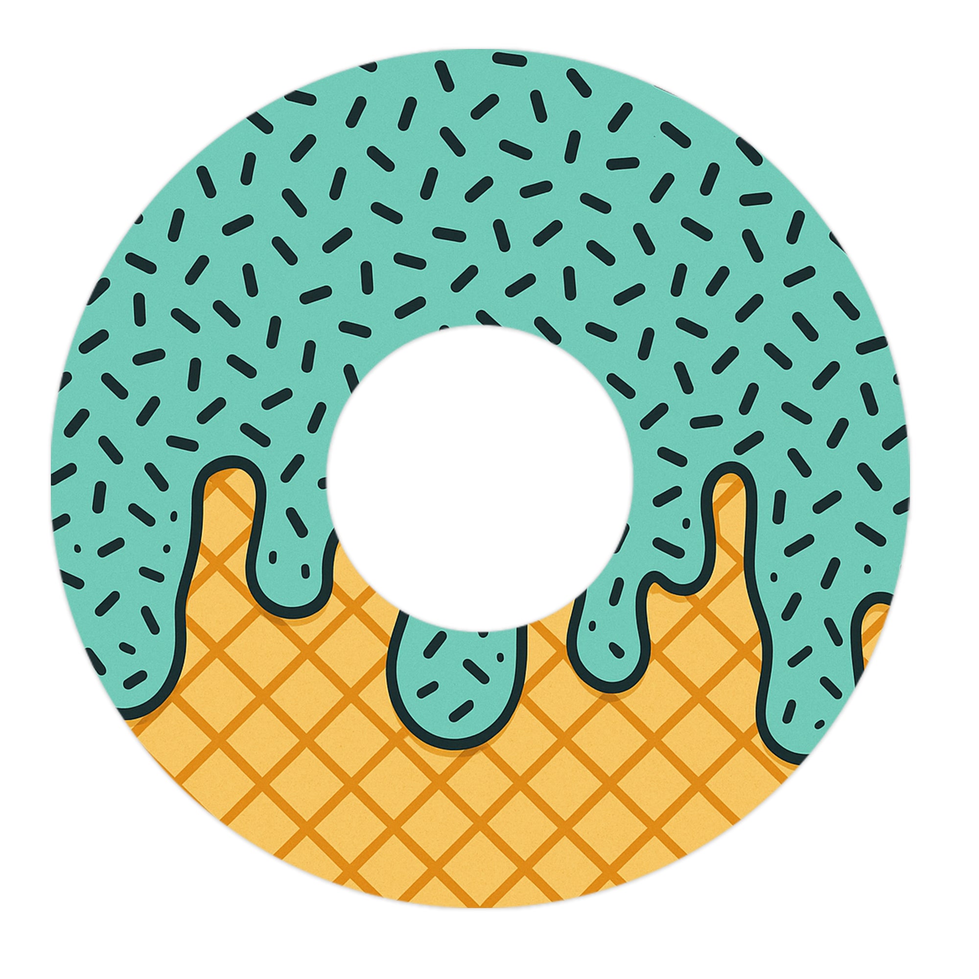 Ice Cream Social FreeStyle Libre 3 Plus & Lingo  Patch Tape - Pump Peelz