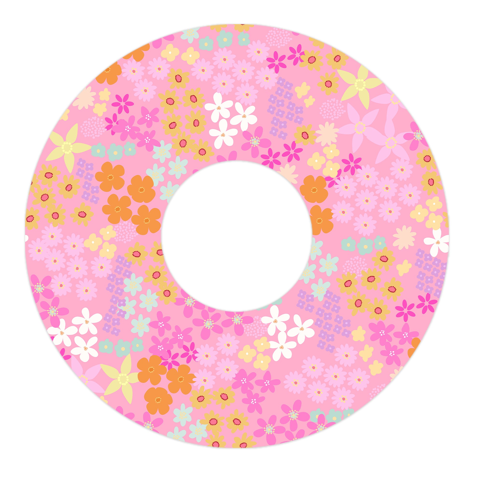 Pink Petals FreeStyle Libre 3 Plus & Lingo  Patch Tape - Pump Peelz