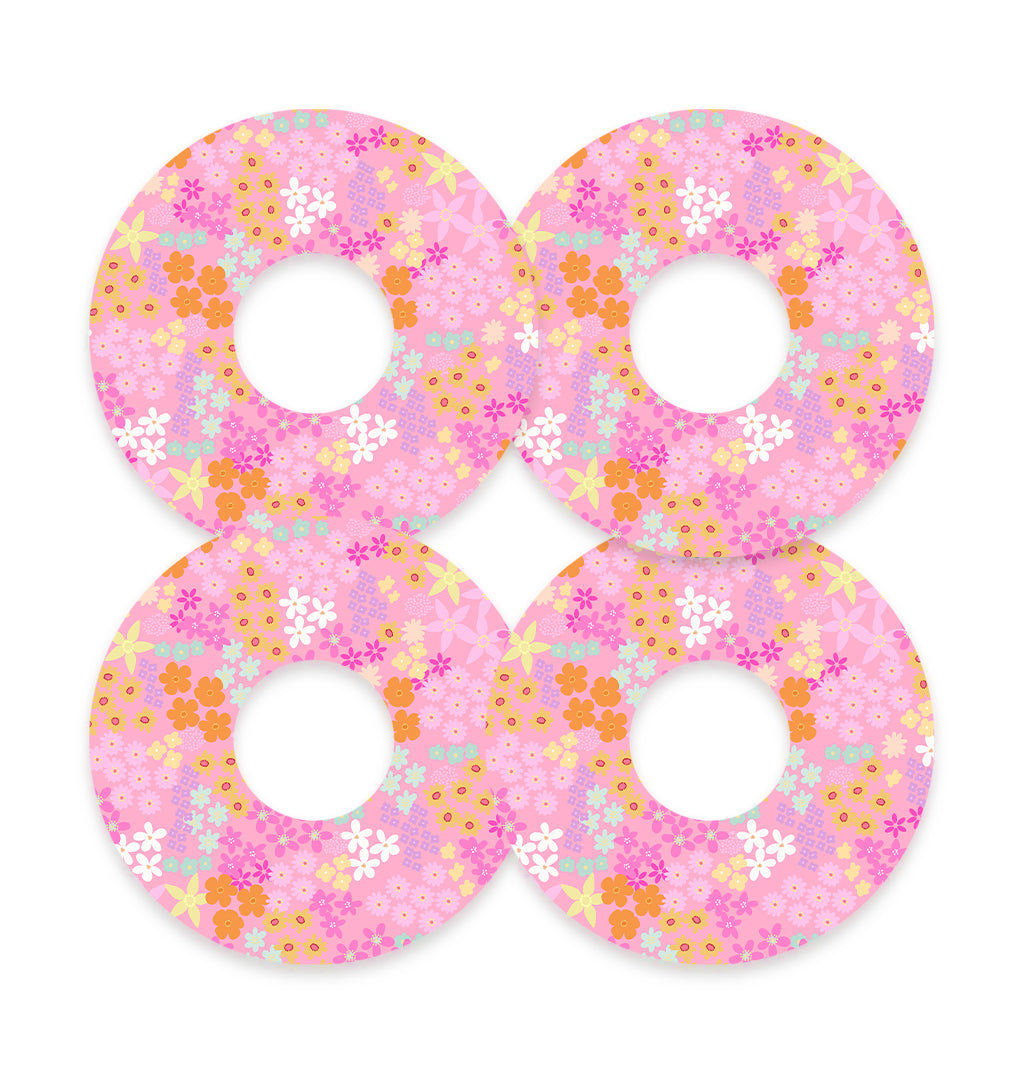 Pink Petals FreeStyle Libre 3 Plus & Lingo  Patch Tape - Pump Peelz