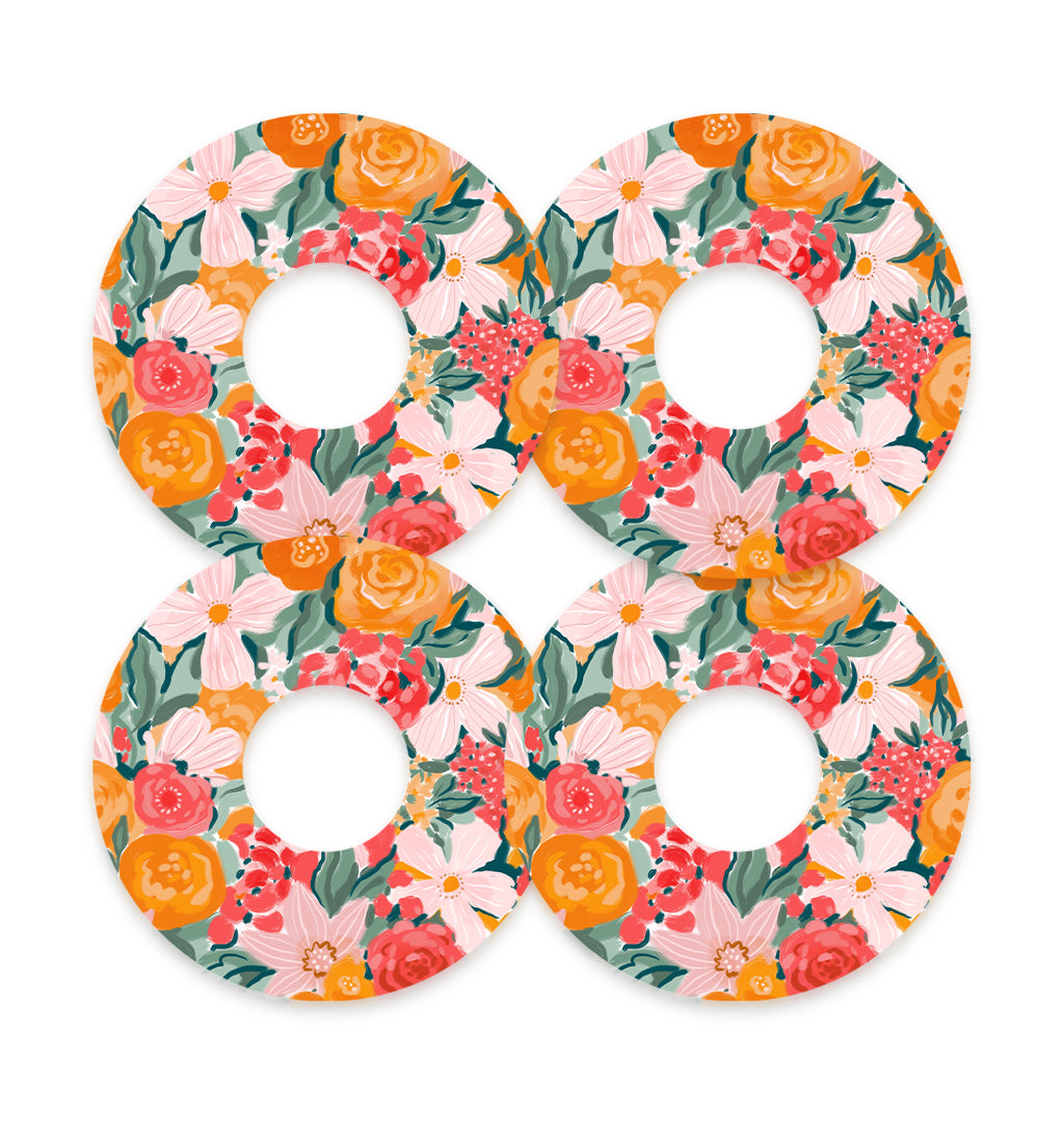 Blush Blossom Patch Tape Designed for the FreeStyle Libre 3 Plus & Lingo