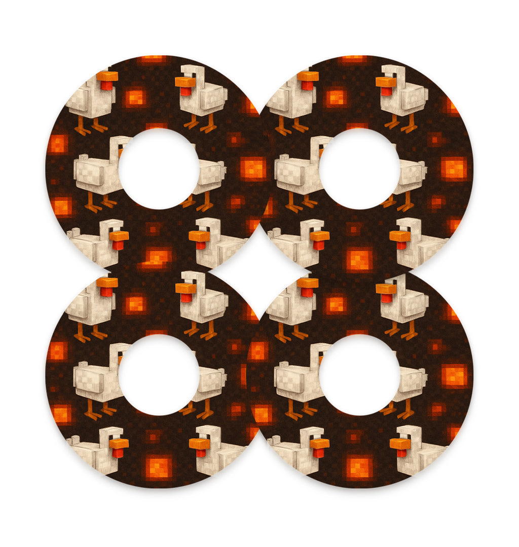 Inferno Chicken FreeStyle Libre 3 Plus & Lingo  Patch Tape - Pump Peelz