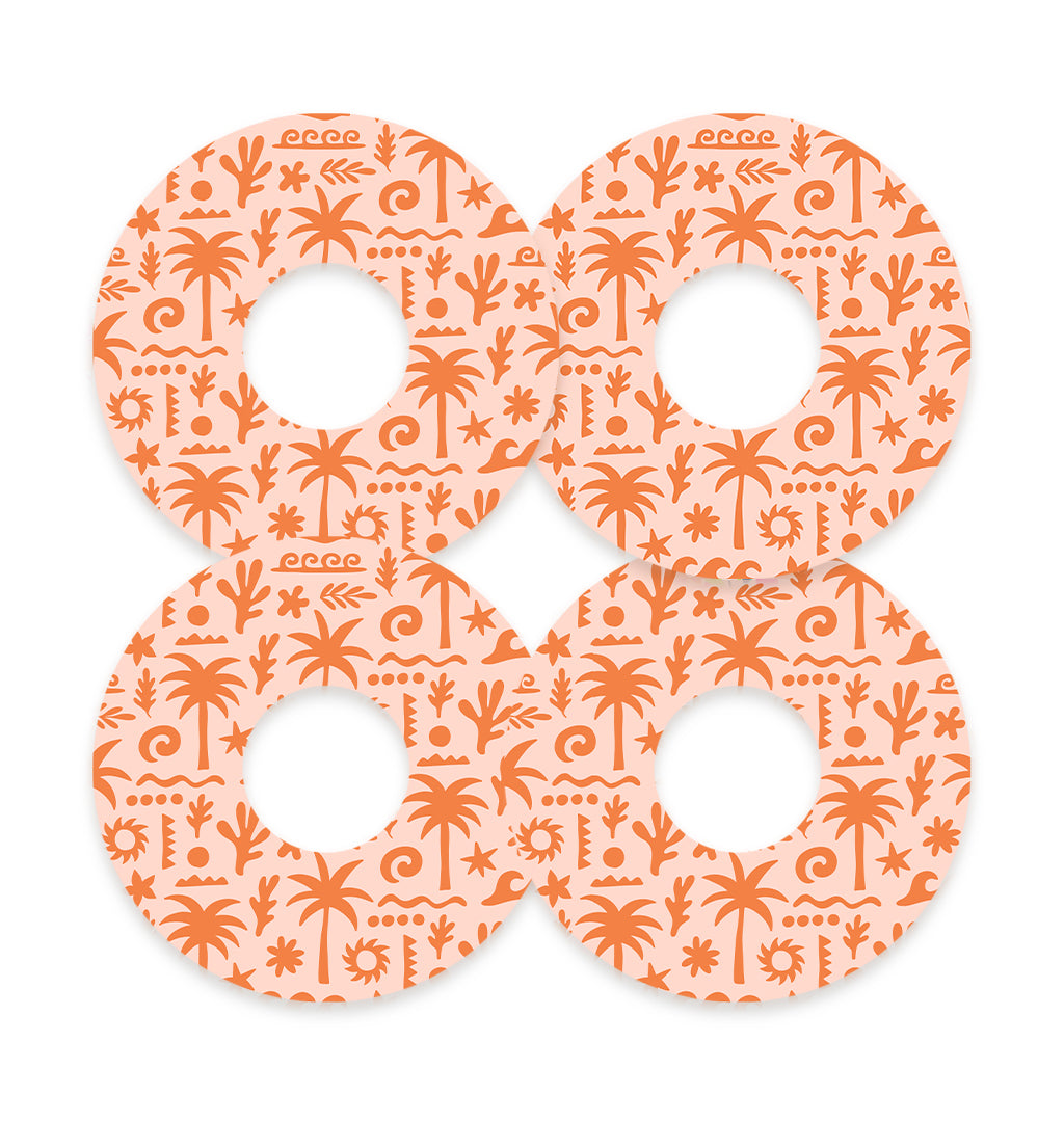 Terracotta Tides FreeStyle Libre 3 Plus & Lingo  Patch Tape - Pump Peelz