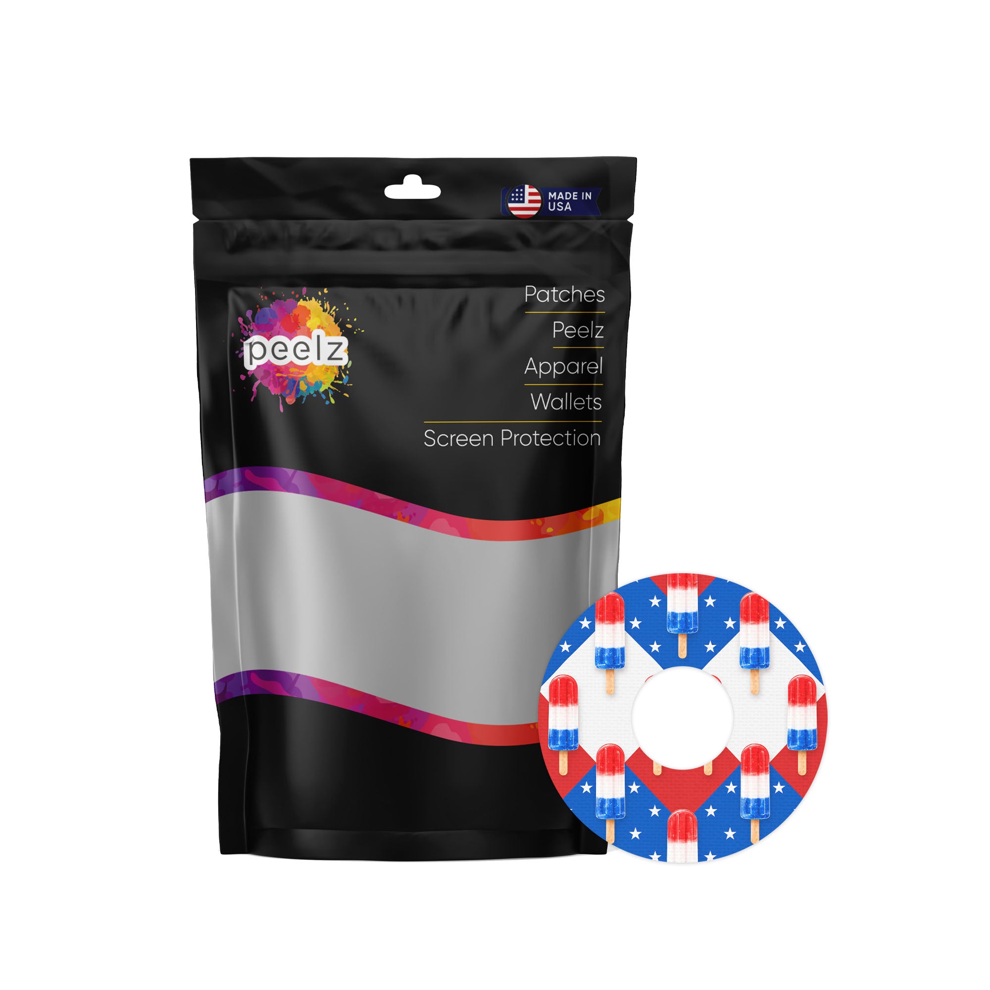 Americana FreeStyle Libre 3 Plus & Lingo  Patch Tape - Pump Peelz