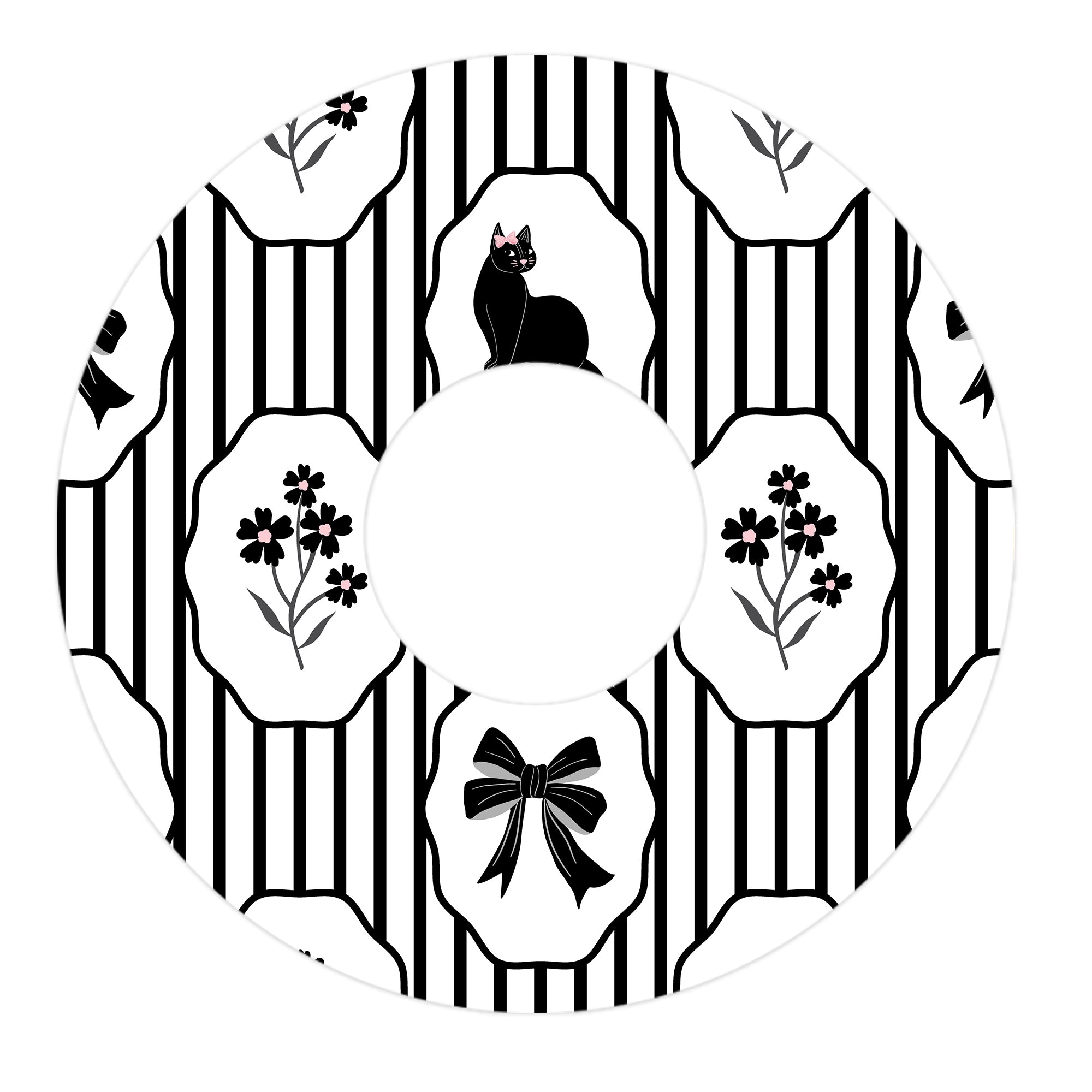 Midnight Cat FreeStyle Libre 3 Plus & Lingo  Patch Tape - Pump Peelz