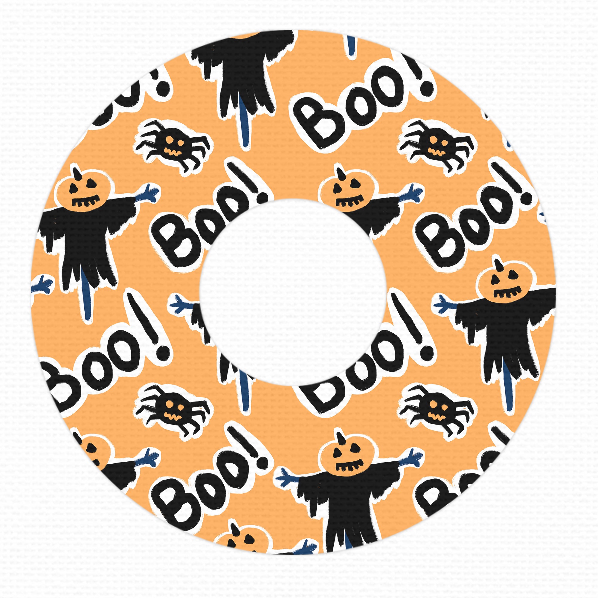 Pumpkin Boo FreeStyle Libre 3 Plus & Lingo  Patch Tape - Pump Peelz