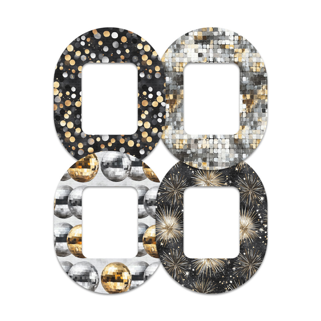 Champagne Glow Variety Tandem Mobi Decorative Patch Tape - Pump Peelz