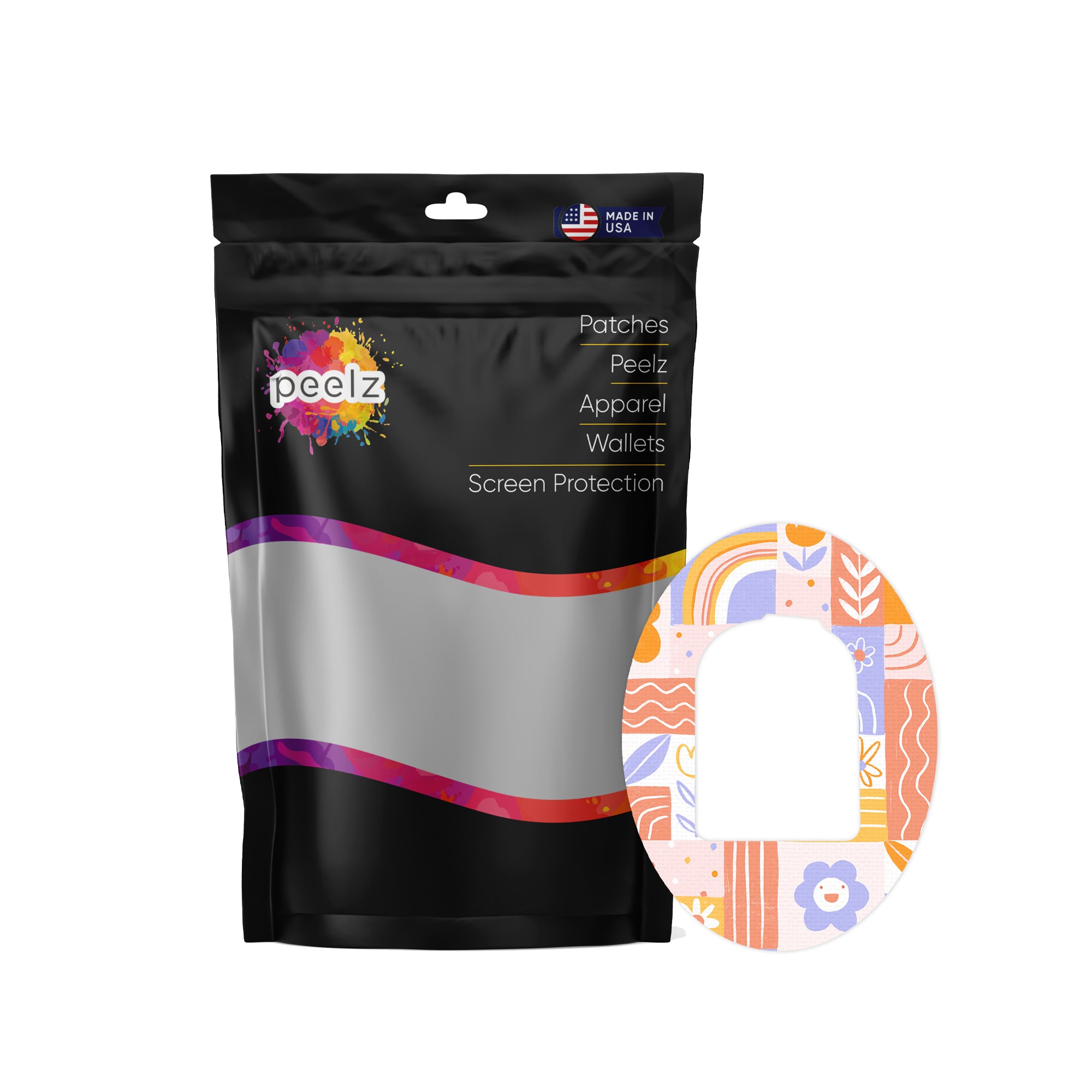 Wildflower Doodle Pod Patch Tape - Pump Peelz