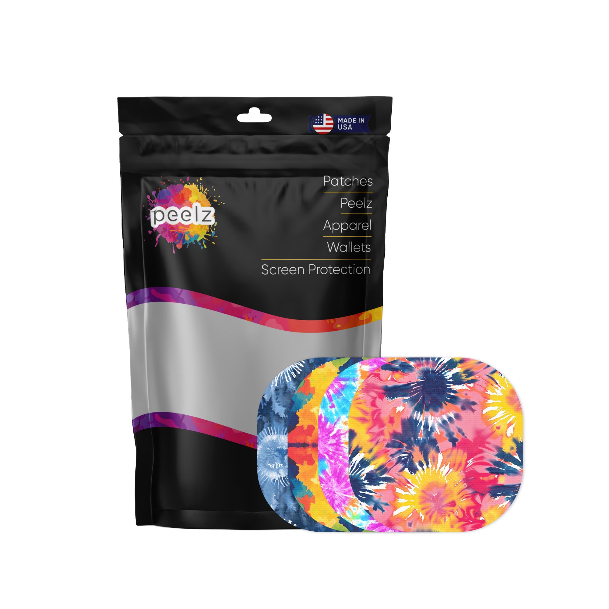 Tie Dye Variety Pack Overpatch Tape - Pump Peelz