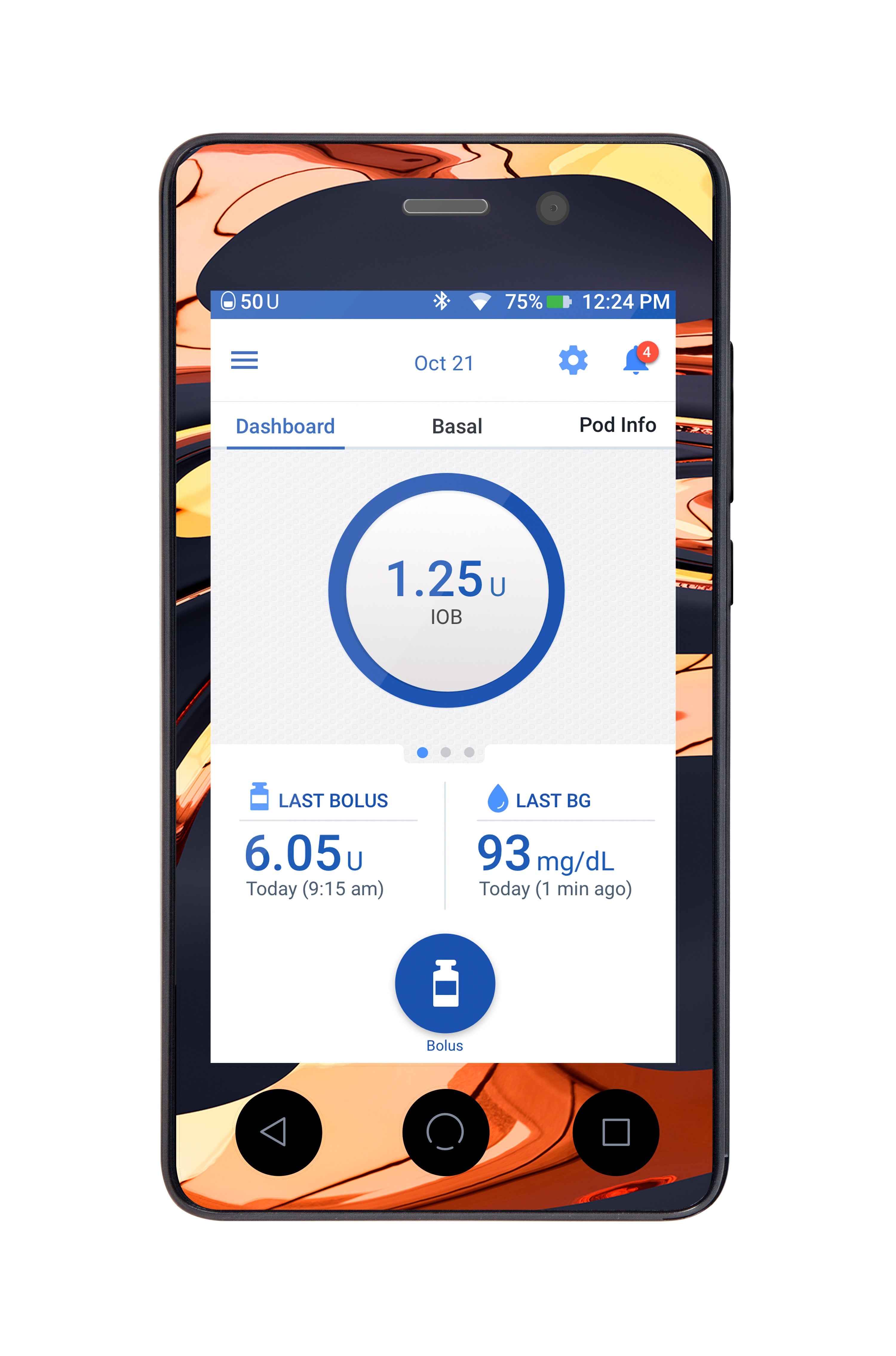 Lava Flow for Omnipod DASH™-Pump Peelz