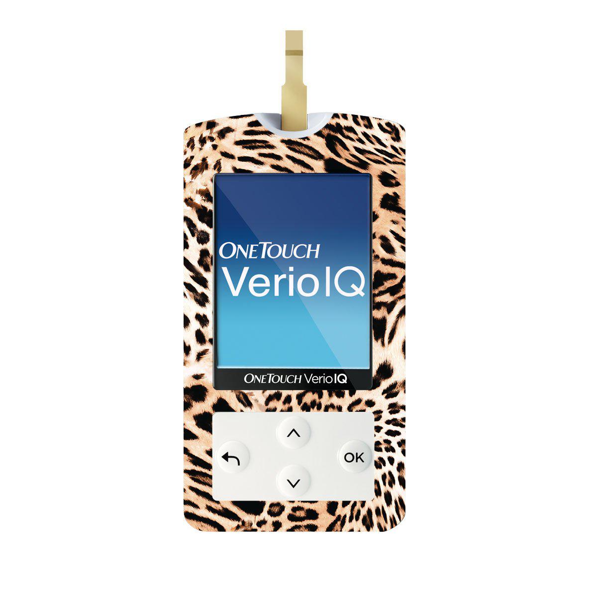 Leopard Print For Onetouch Verio Iq Glucometer Peelz Verioiq