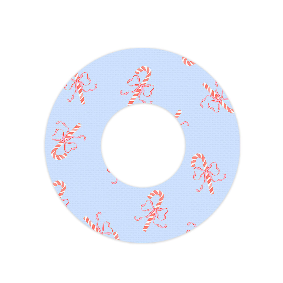 Candy Cane Lane Freestyle Libre 2 Patch Tape - Pump Peelz