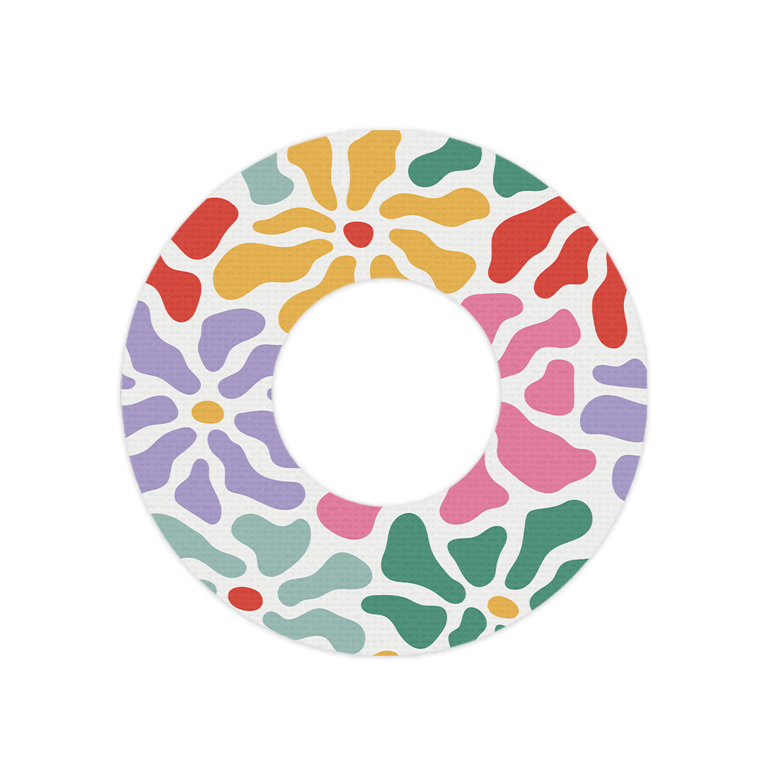 Bloom Burst Freestyle Libre 2 Patch Tape - Pump Peelz