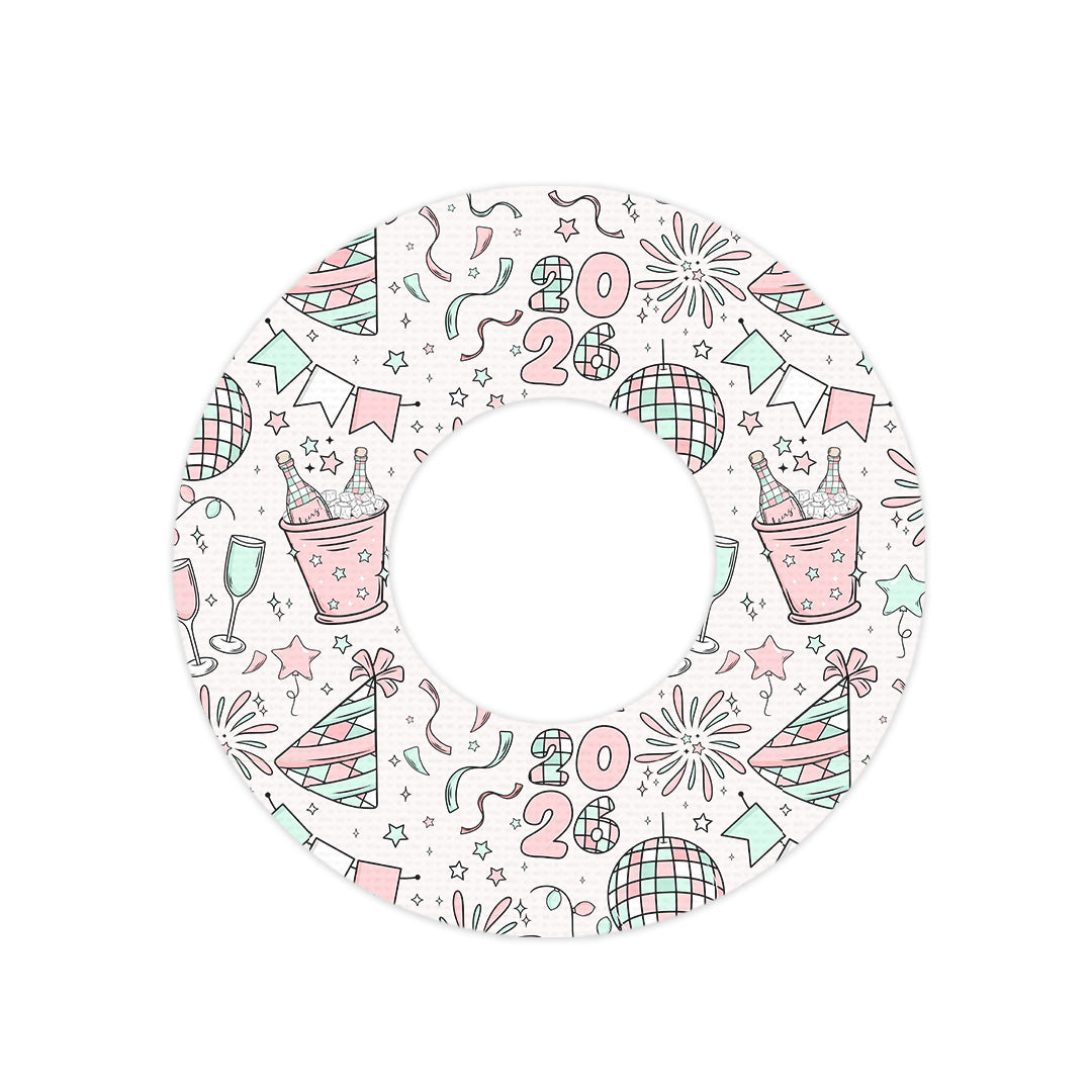 Cheers to '26 Freestyle Libre 2 Patch Tape - Pump Peelz