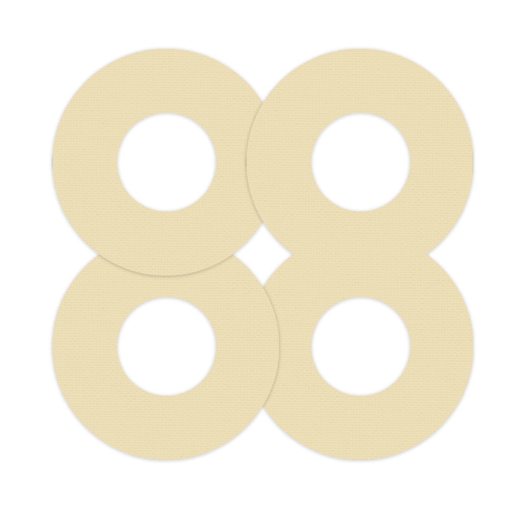 Solid Color Buttermilk Freestyle Libre 2 Patch Tape - Pump Peelz