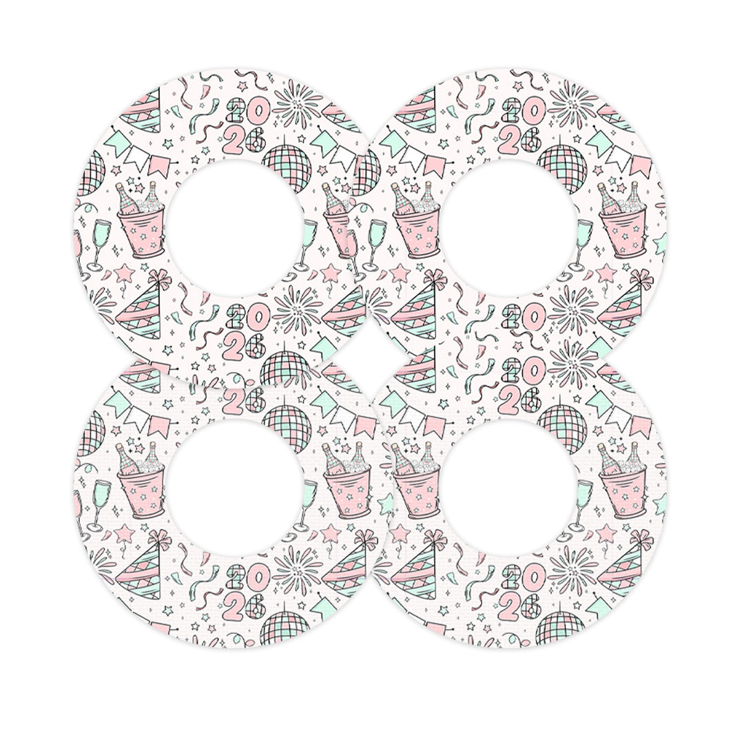 Cheers to '26 Freestyle Libre 2 Patch Tape - Pump Peelz