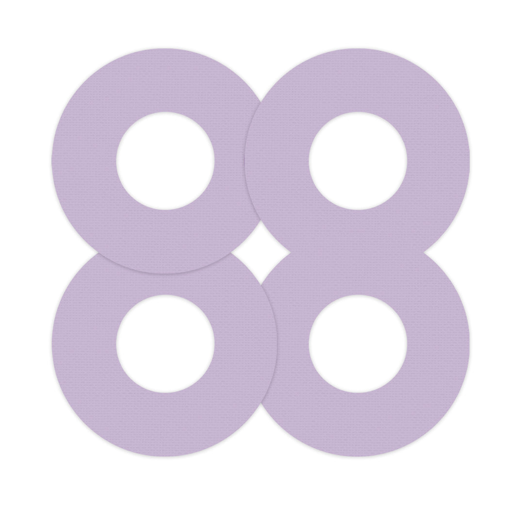 Solid Color Lavender Freestyle Libre 2 Patch Tape - Pump Peelz