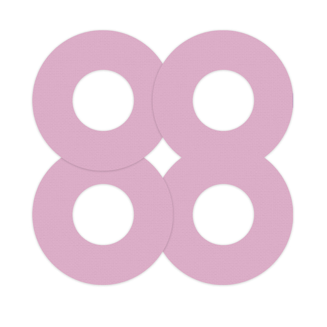 Solid Color Rose Freestyle Libre 2 Patch Tape - Pump Peelz