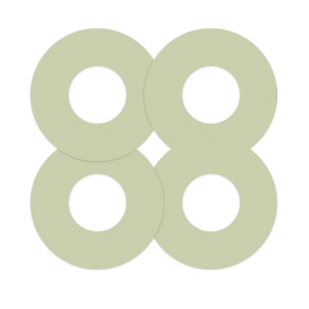 Solid Color Tea Freestyle Libre 2 Patch Tape - Pump Peelz