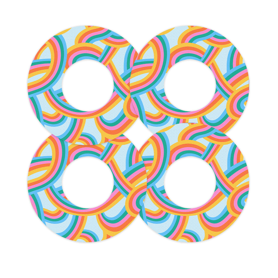 Retro Pop Freestyle Libre 2 Patch Tape - Pump Peelz