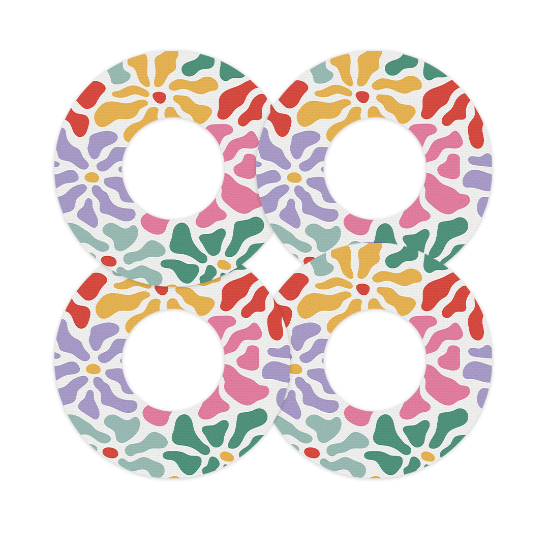 Bloom Burst Freestyle Libre 2 Patch Tape - Pump Peelz