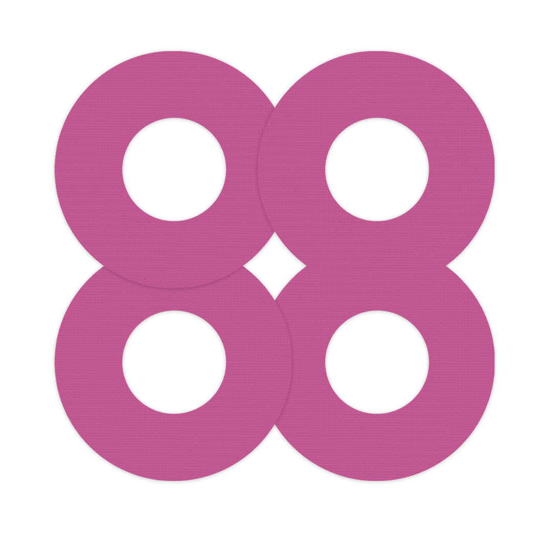 Solid Color Berry Freestyle Libre 2 Patch Tape - Pump Peelz