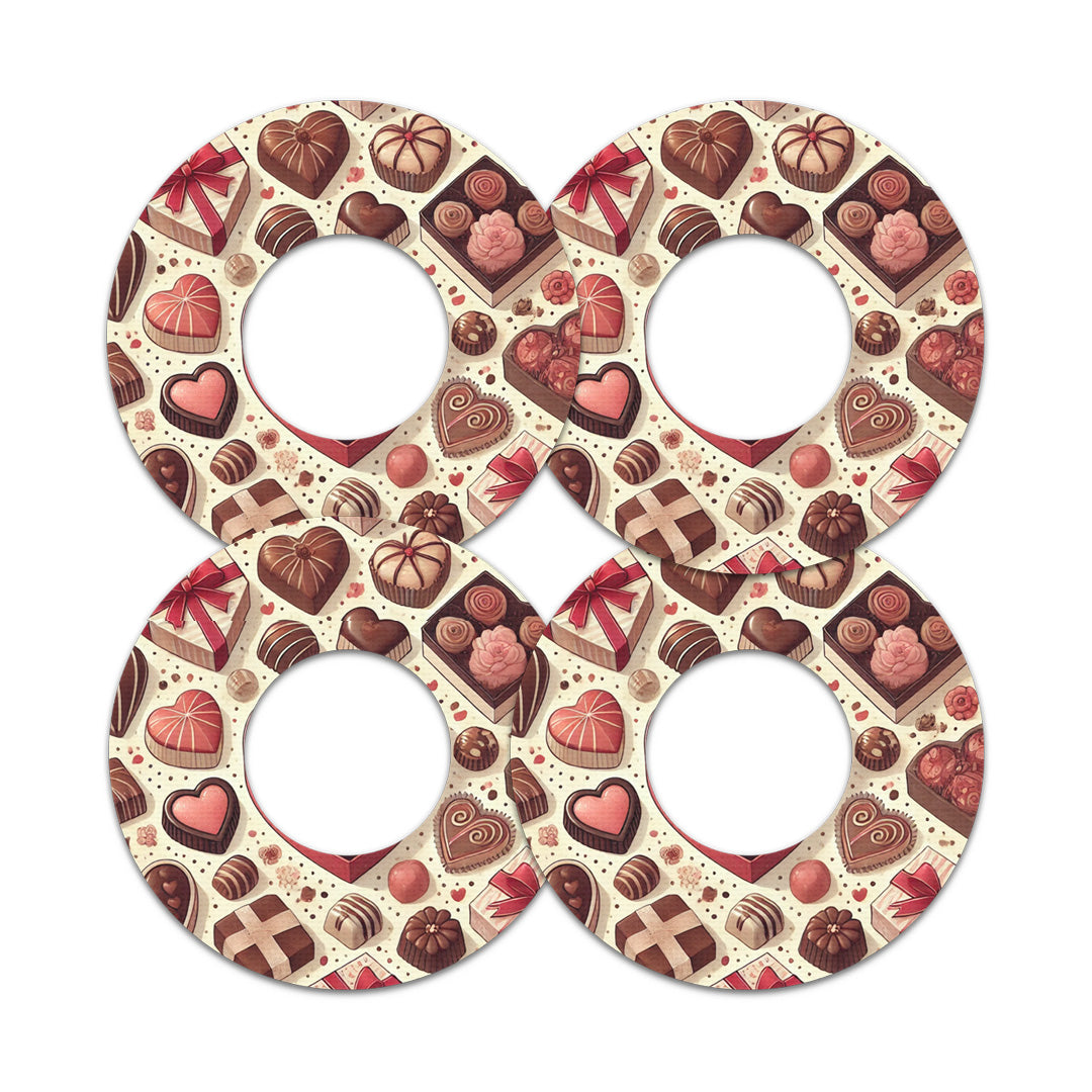 Chocolate Love Freestyle Libre 2 Patch Tape - Pump Peelz