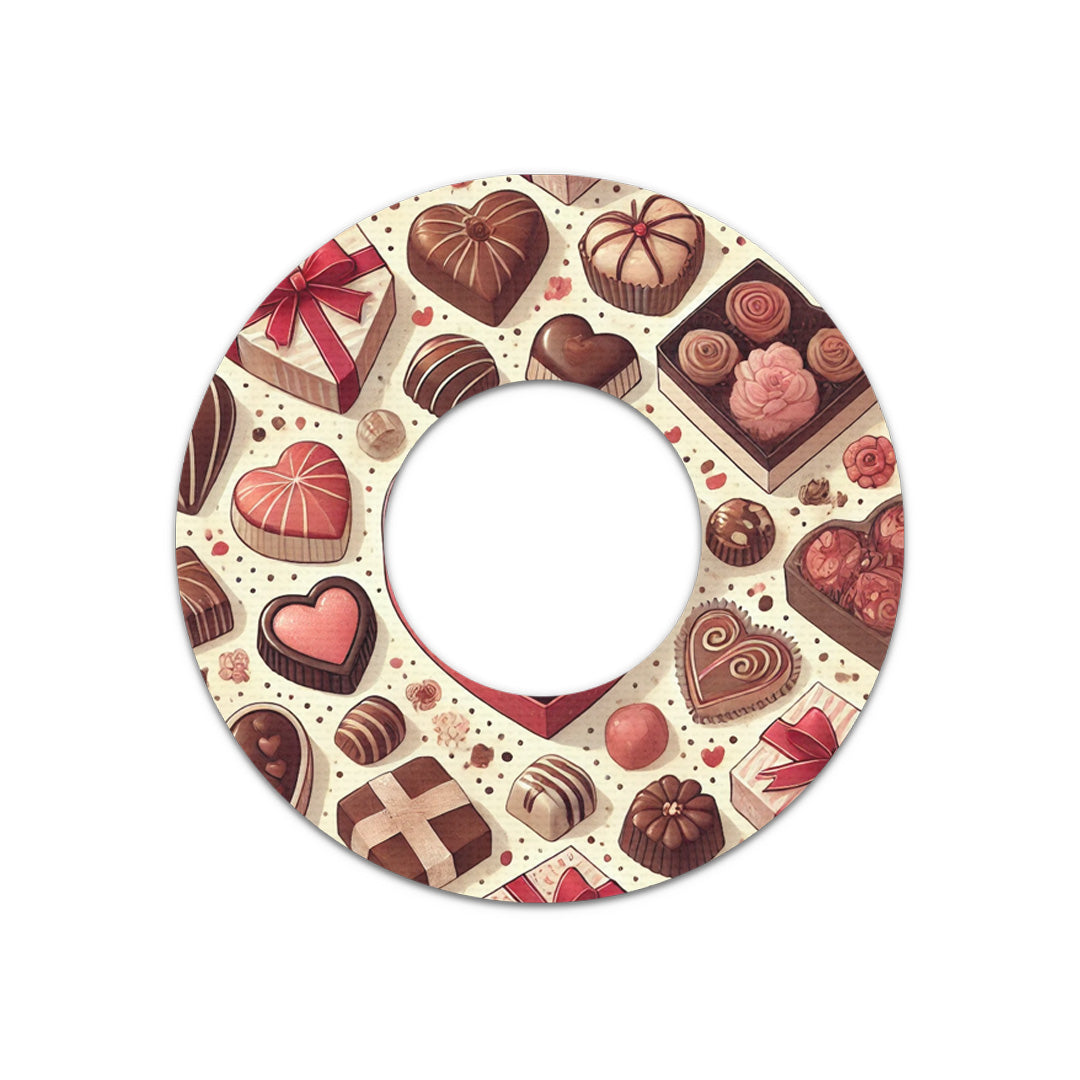 Chocolate Love Freestyle Libre 2 Patch Tape - Pump Peelz