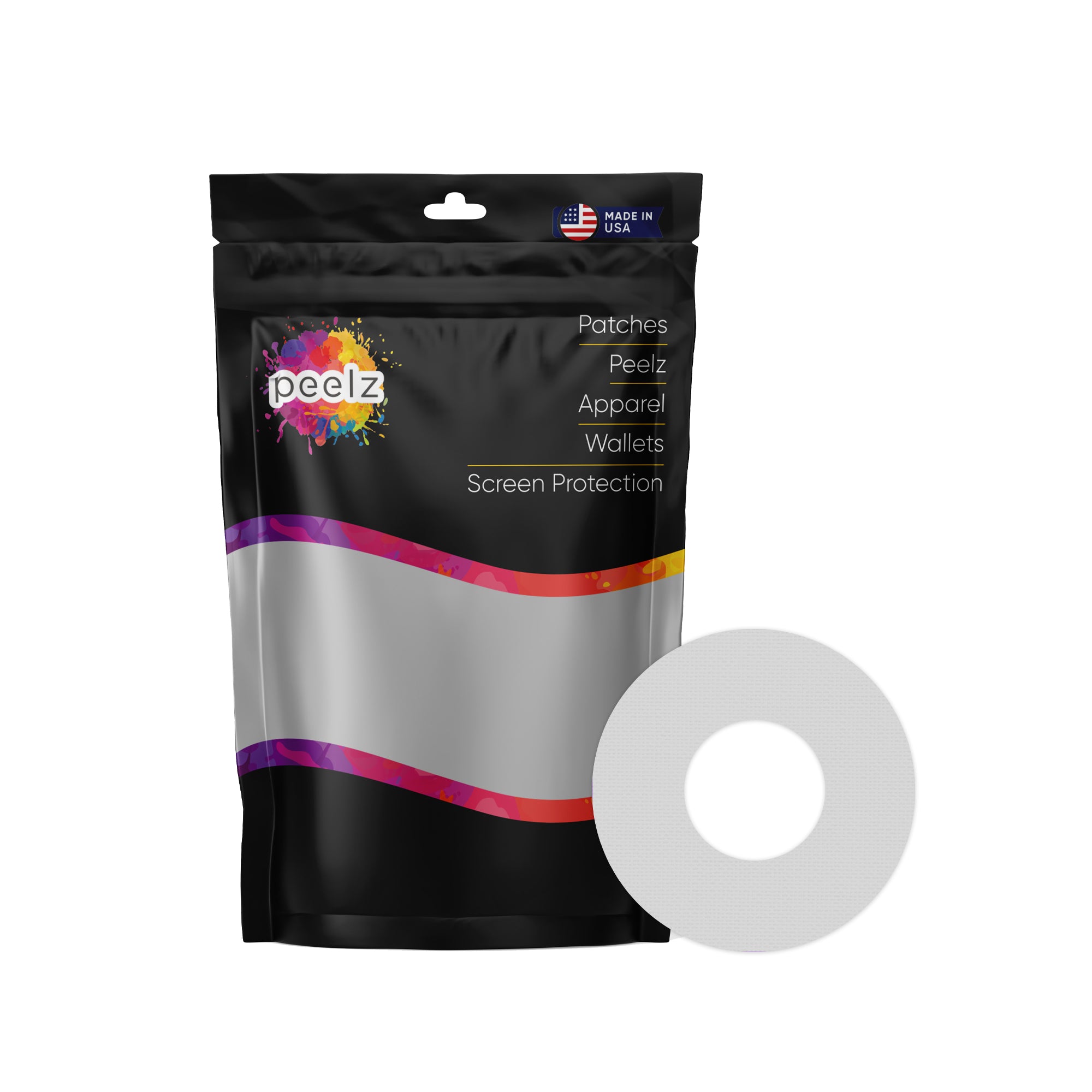 Solid Color Platinum Freestyle Libre 2 Patch Tape - Pump Peelz