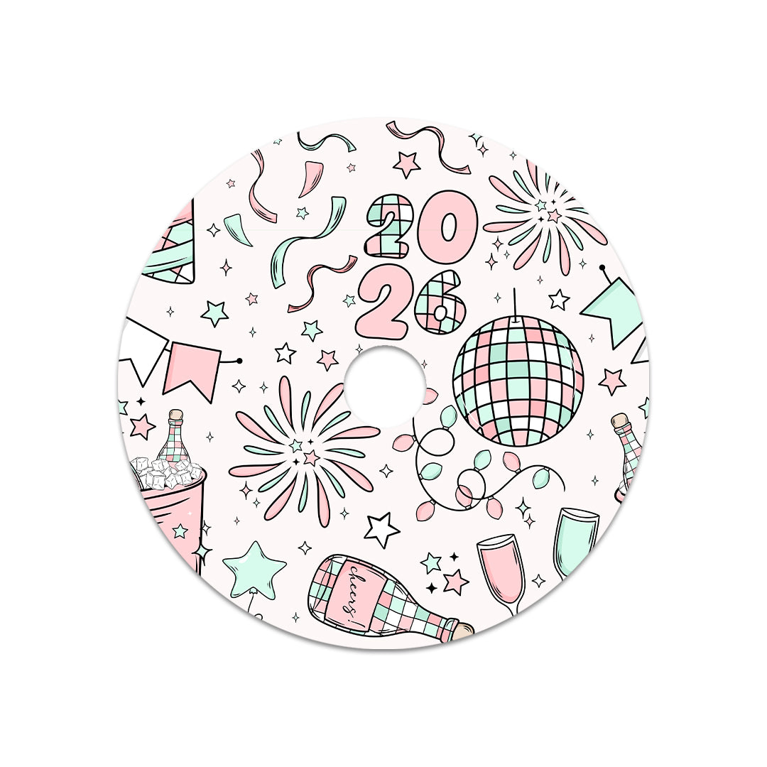 Cheers to '26 Freestyle Libre 2 Sticker - Pump Peelz