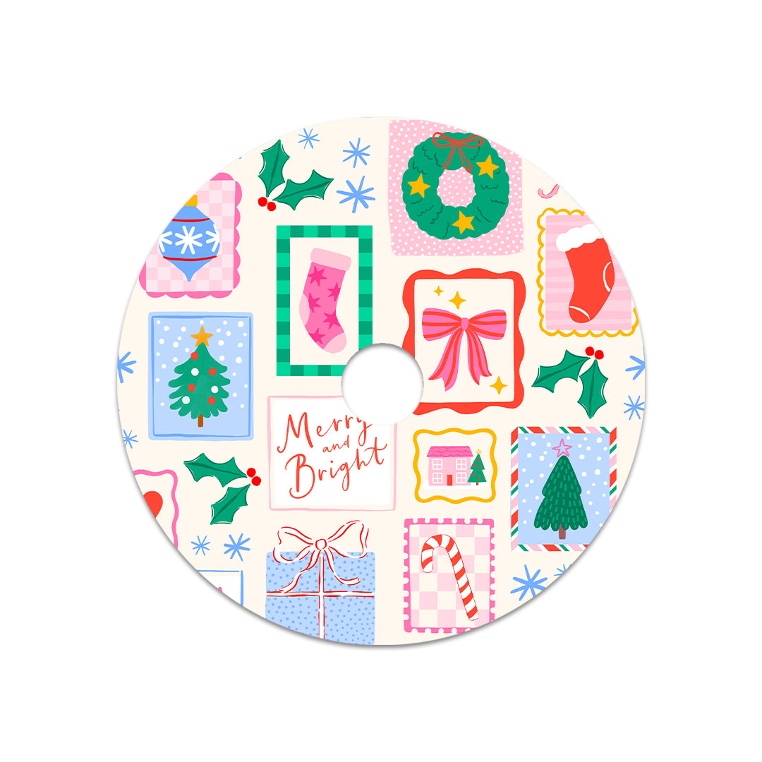 Holiday Greetings Freestyle Libre 2 Sticker - Pump Peelz