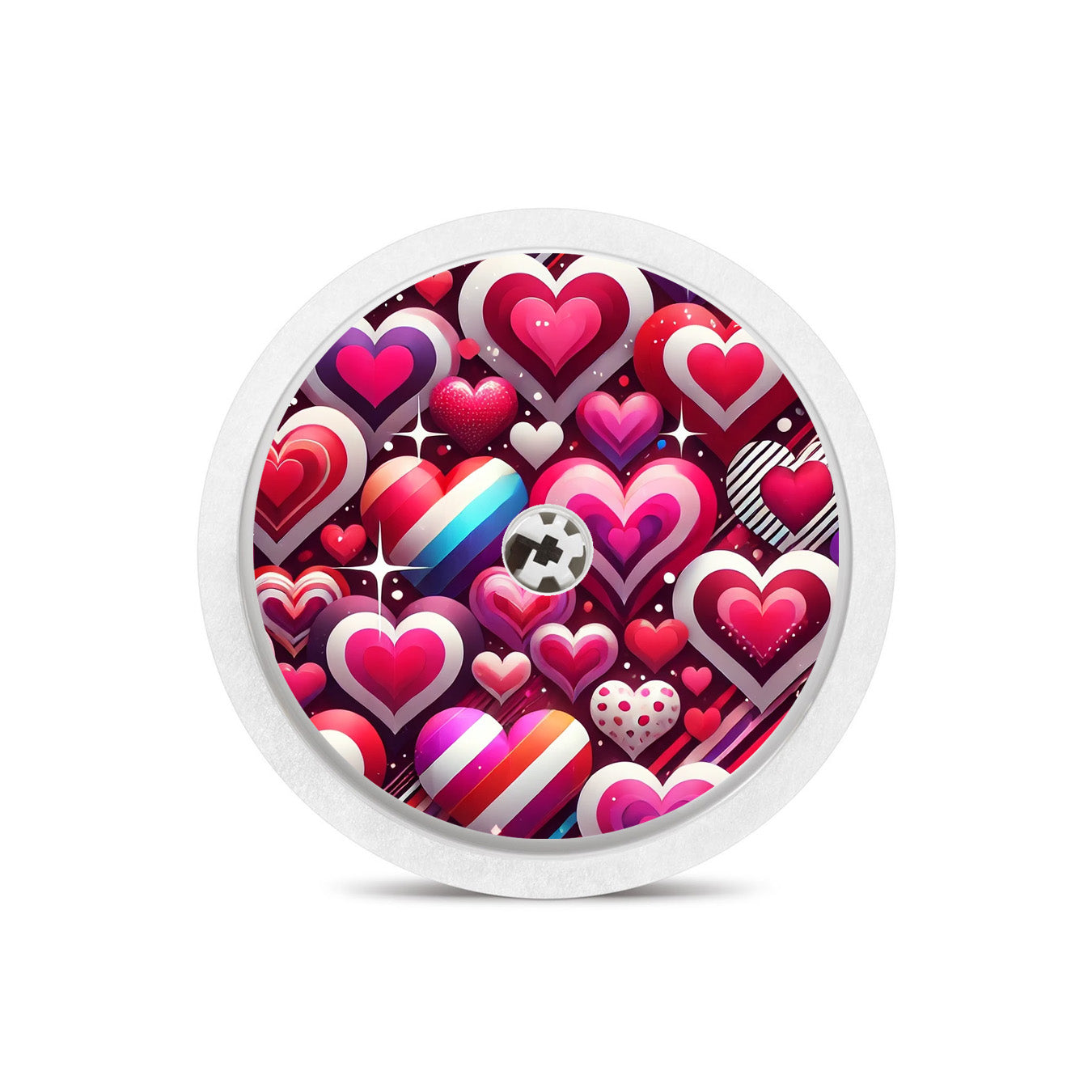 Sparkly Hearts Freestyle Libre 2