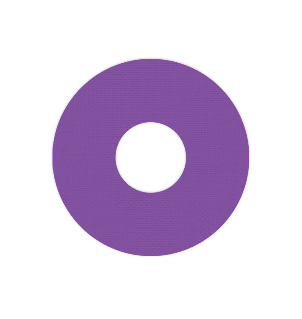 Solid Color Purple FreeStyle Libre 3 Plus & Lingo  Patch Tape - Pump Peelz