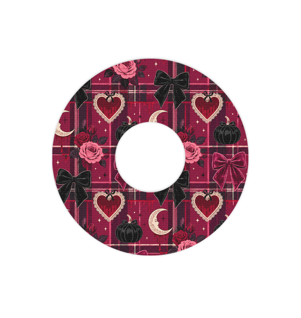 Gothic Sweetheart Plaid FreeStyle Libre 3 Plus & Lingo  Patch Tape - Pump Peelz