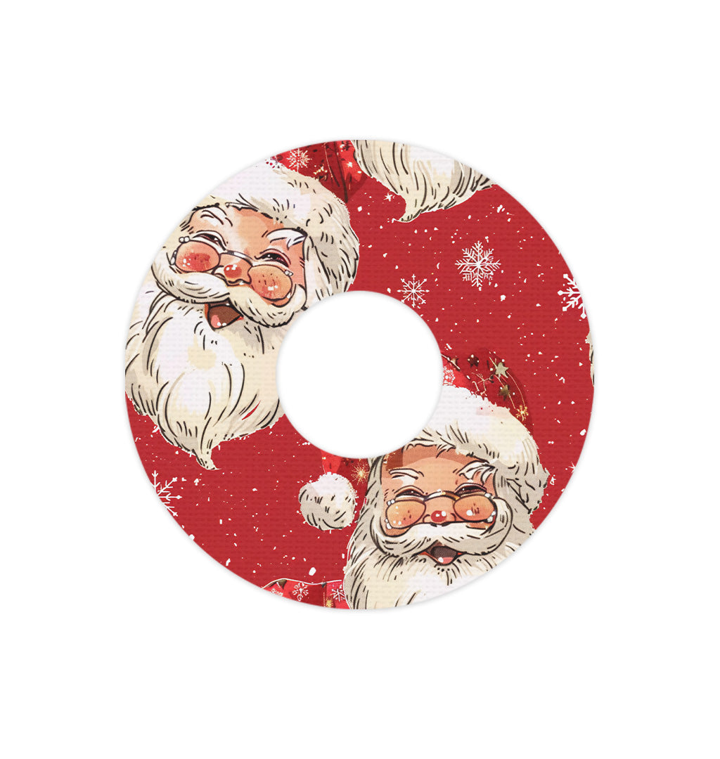 Jolly Old Saint Nick FreeStyle Libre 3 Plus & Lingo  Patch Tape - Pump Peelz