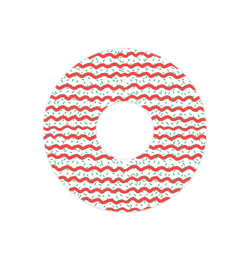 Christmas Icing FreeStyle Libre 3 Plus & Lingo  Patch Tape - Pump Peelz
