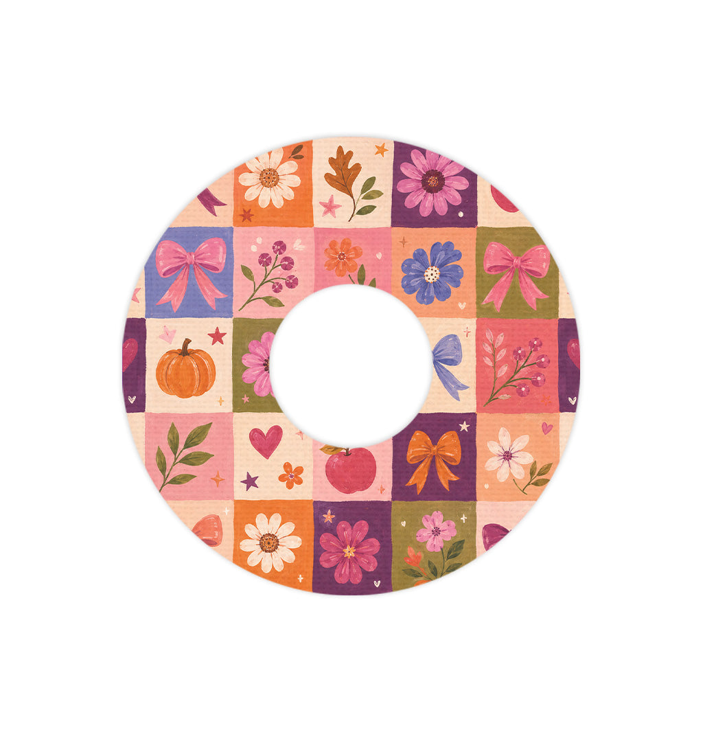 Autumn Crush FreeStyle Libre 3 Plus & Lingo  Patch Tape - Pump Peelz