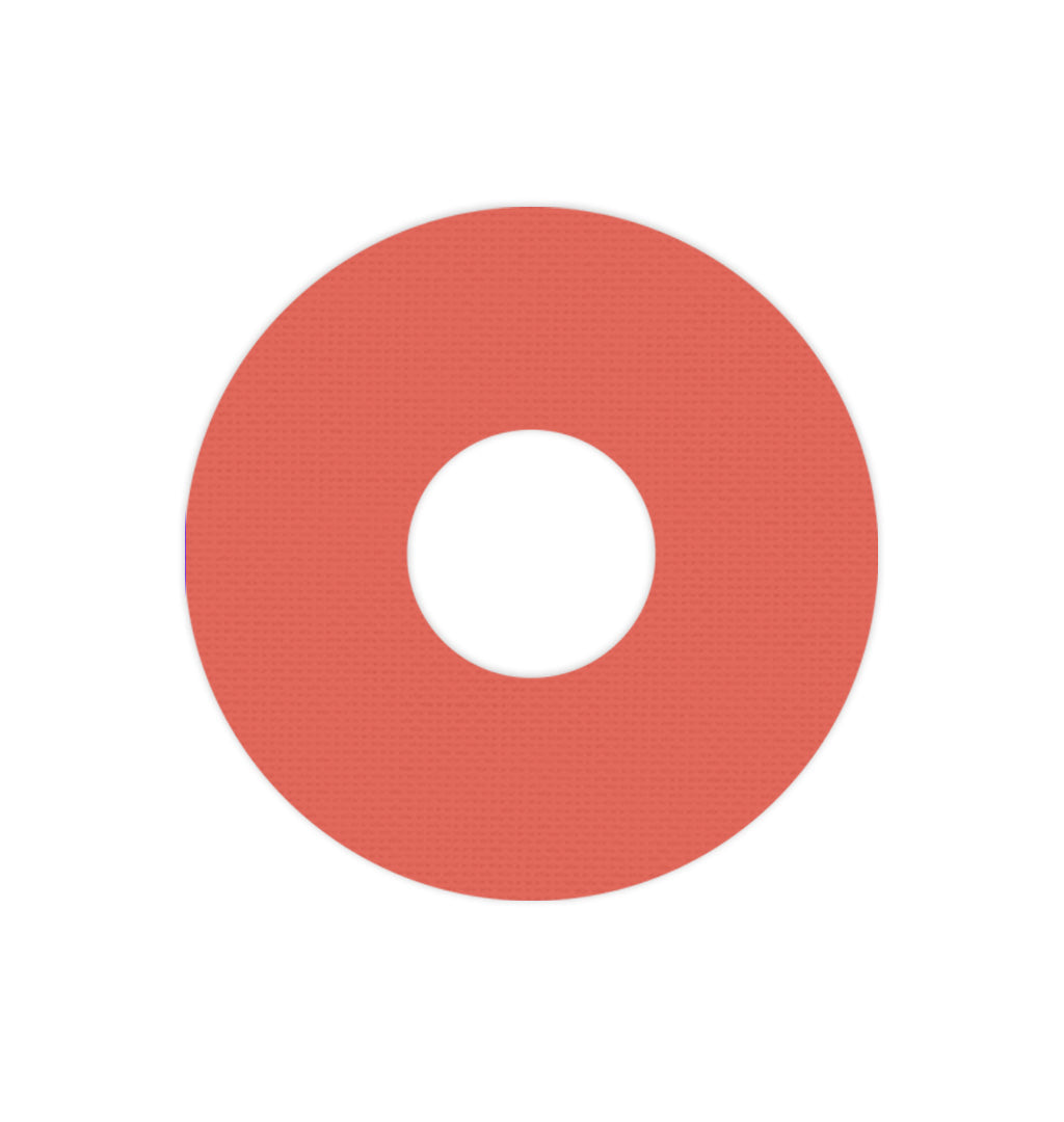 Solid Color Orange FreeStyle Libre 3 Plus & Lingo  Patch Tape - Pump Peelz