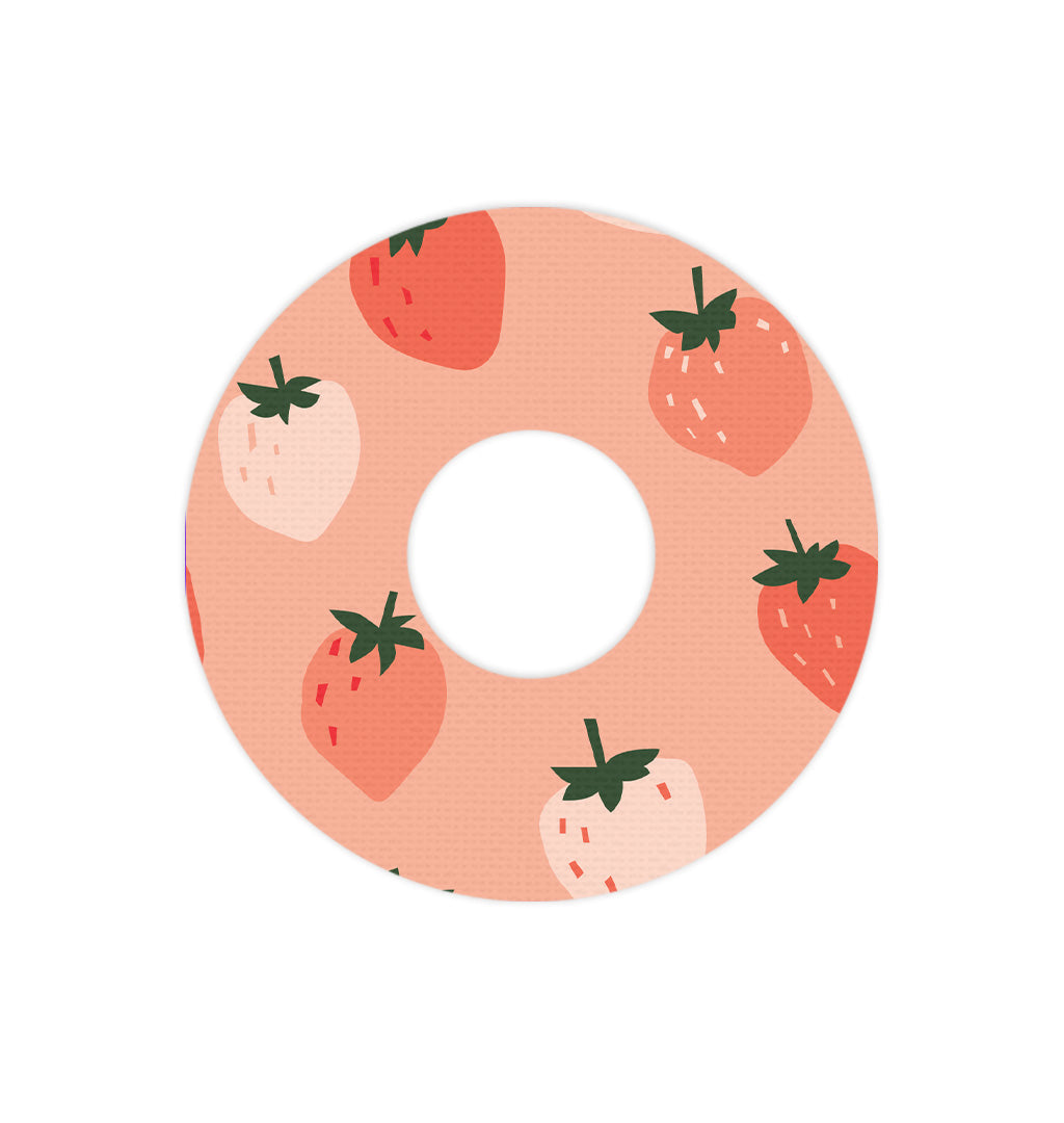 Strawberry Sweet FreeStyle Libre 3 Plus & Lingo  Patch Tape - Pump Peelz