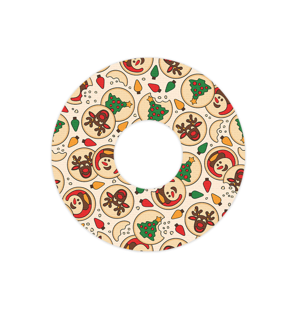 Santa's Cookies FreeStyle Libre 3 Plus & Lingo  Patch Tape - Pump Peelz