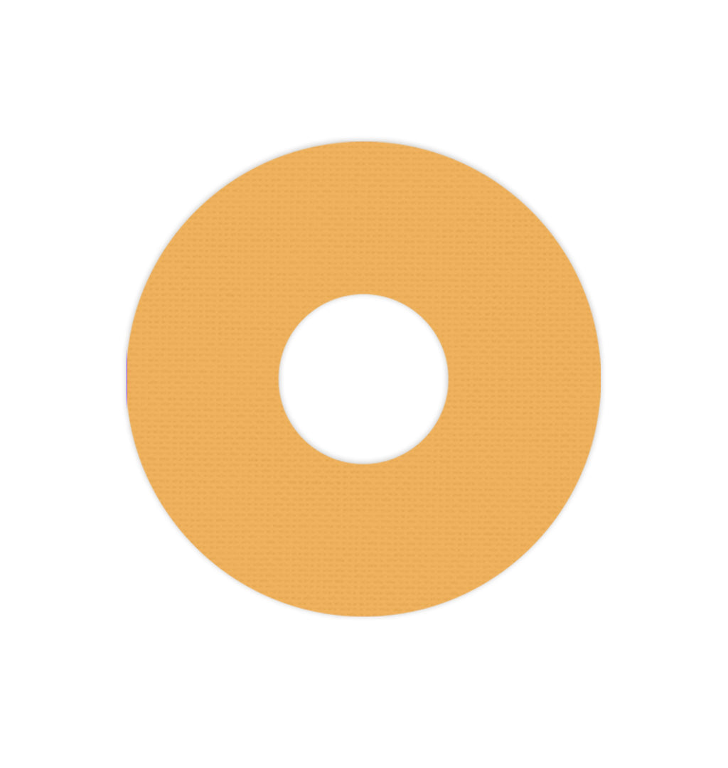 Solid Color Mustard FreeStyle Libre 3 Plus & Lingo  Patch Tape - Pump Peelz