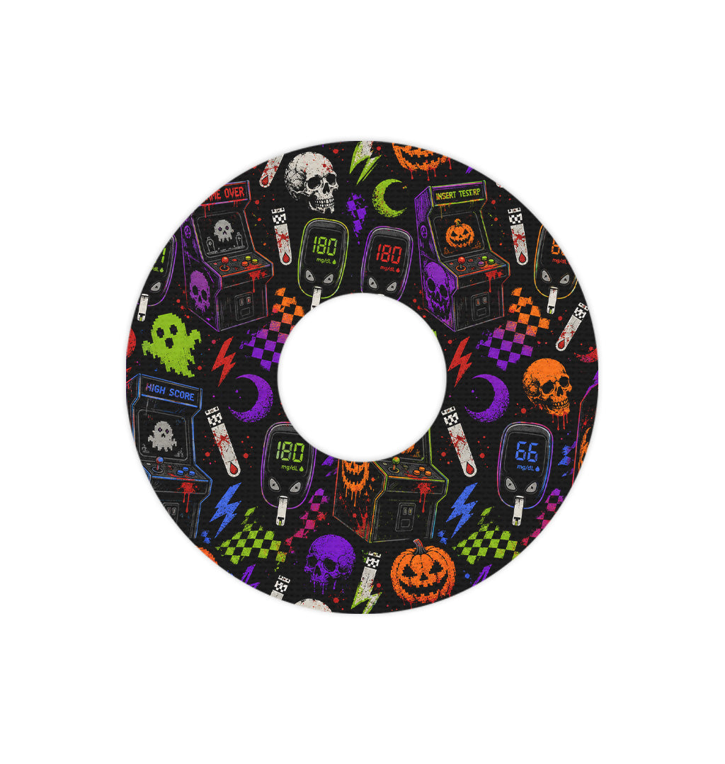 Haunted Arcade FreeStyle Libre 3 Plus & Lingo  Patch Tape - Pump Peelz
