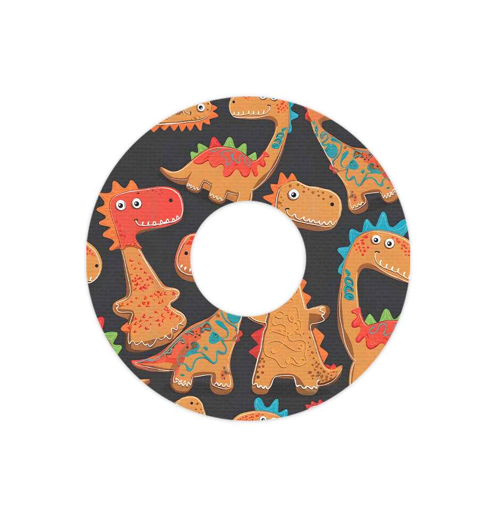 Jurassic Gingerbread FreeStyle Libre 3 Plus & Lingo  Patch Tape - Pump Peelz