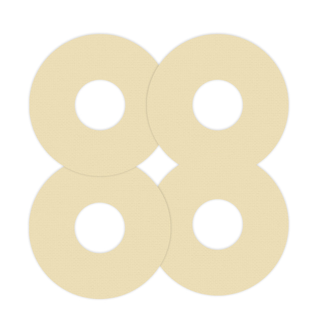 Solid Color Buttermilk FreeStyle Libre 3 Plus & Lingo  Patch Tape - Pump Peelz