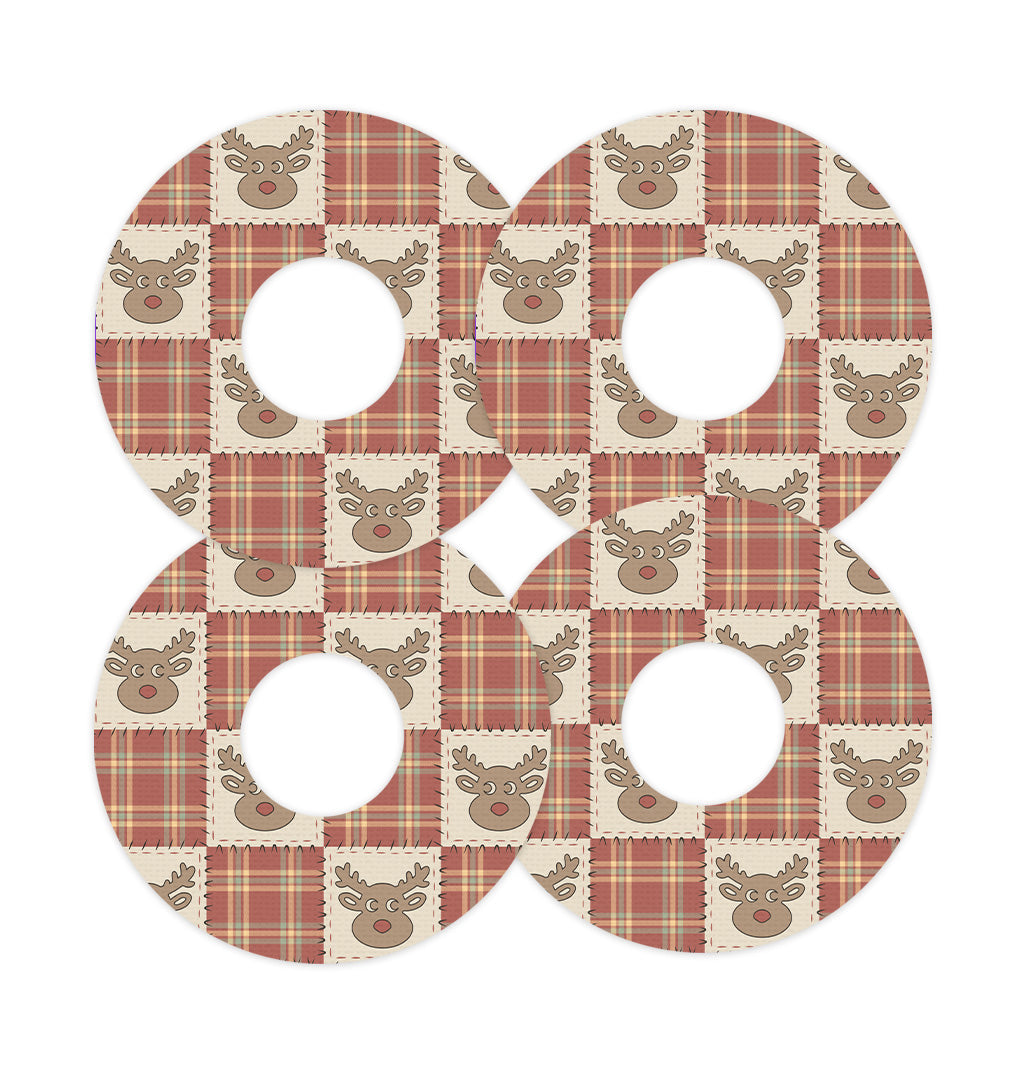 Rustic Reindeer FreeStyle Libre 3 Plus & Lingo  Patch Tape - Pump Peelz