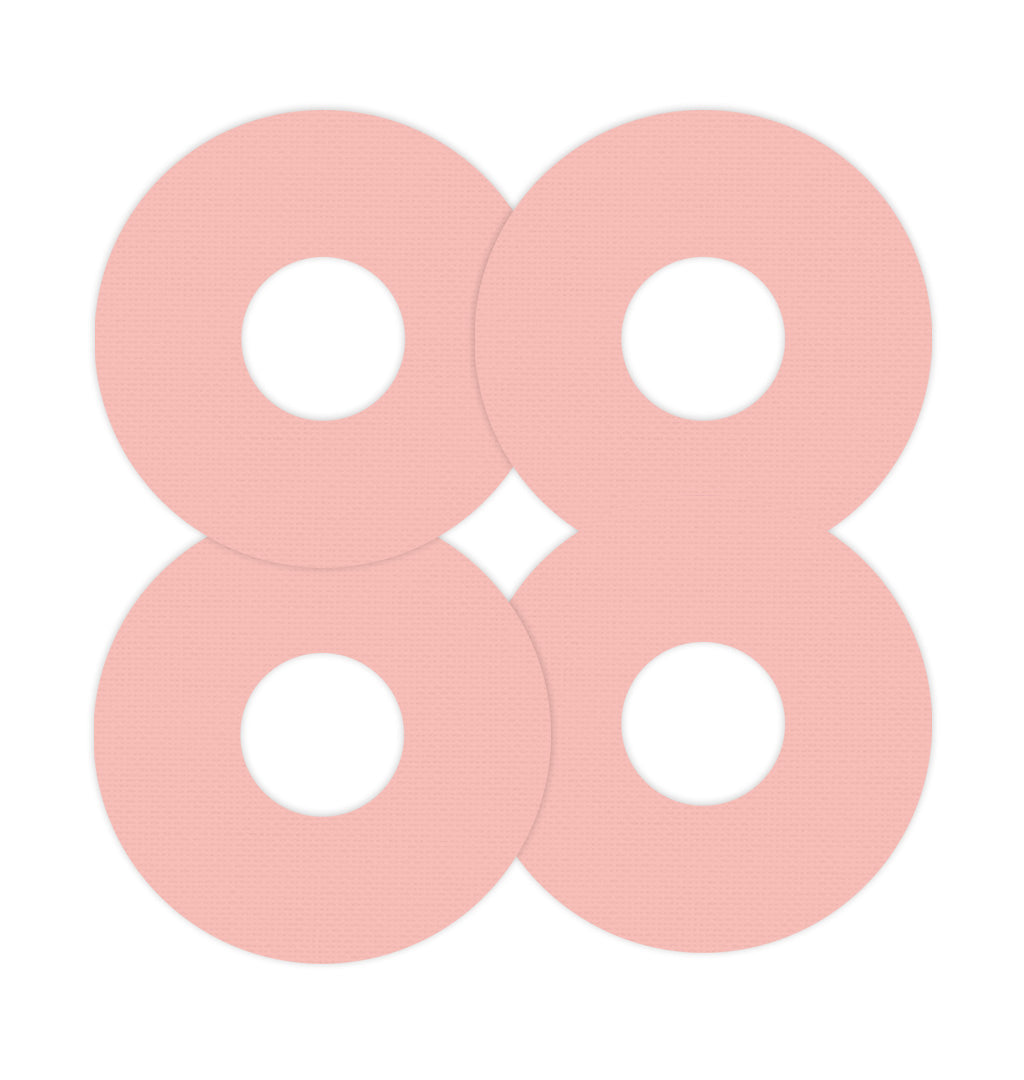 Solid Color Cantaloupe FreeStyle Libre 3 Plus & Lingo  Patch Tape - Pump Peelz