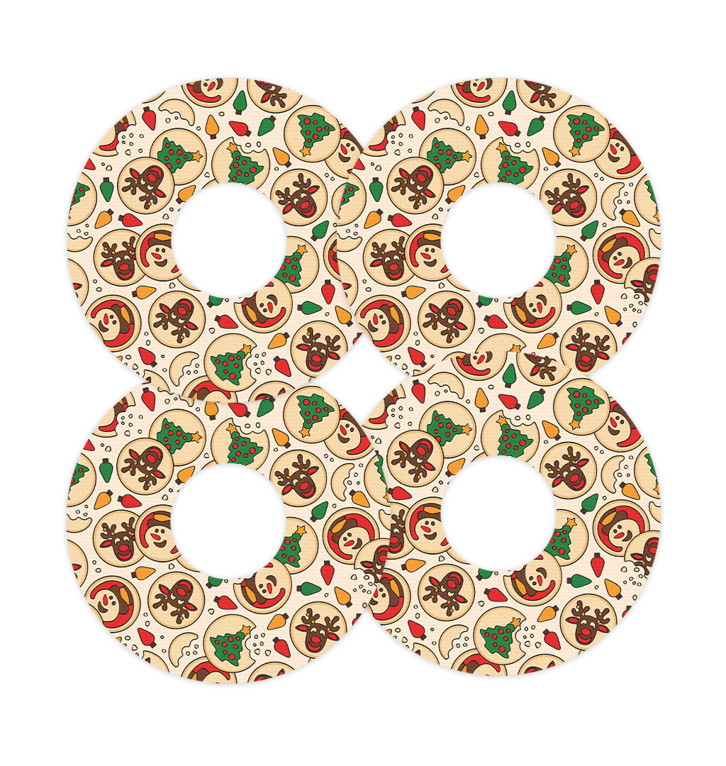 Santa's Cookies FreeStyle Libre 3 Plus & Lingo  Patch Tape - Pump Peelz